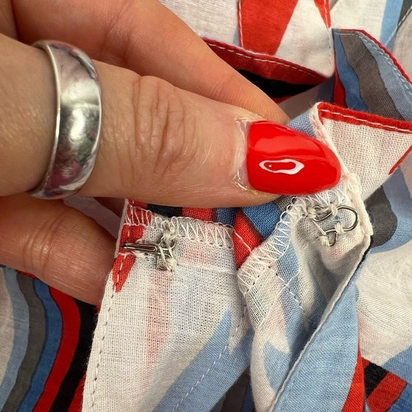 Crazy Train Size M Kimono Duster Aztec Tribal Southwest Print Sleeveless Long - Picture 11 of 14